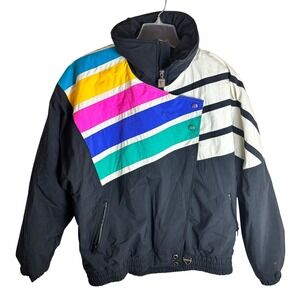 Vintage TYROLIA by HEAD Ski Jacket Women's Large Colorful Retro 80s 90s